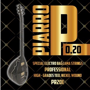 Piarro PR20E Elektro Bağlama Teli Takımı ( Topuzlu )