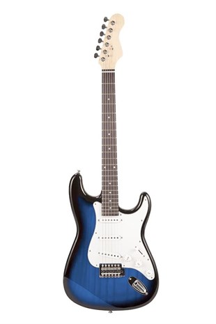 Victor VC1BL Elektro Gitar Mavi Renk